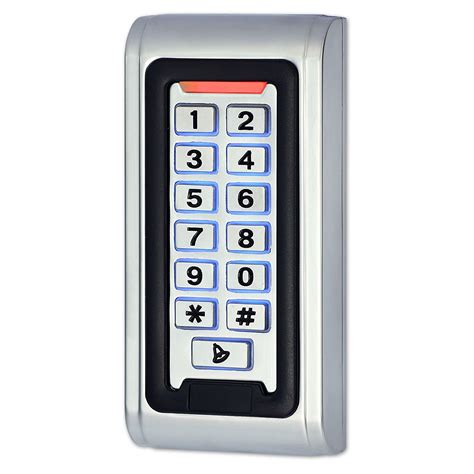 access control keypad outdoor metal housing keypad with card reader|wireless access control keypad.